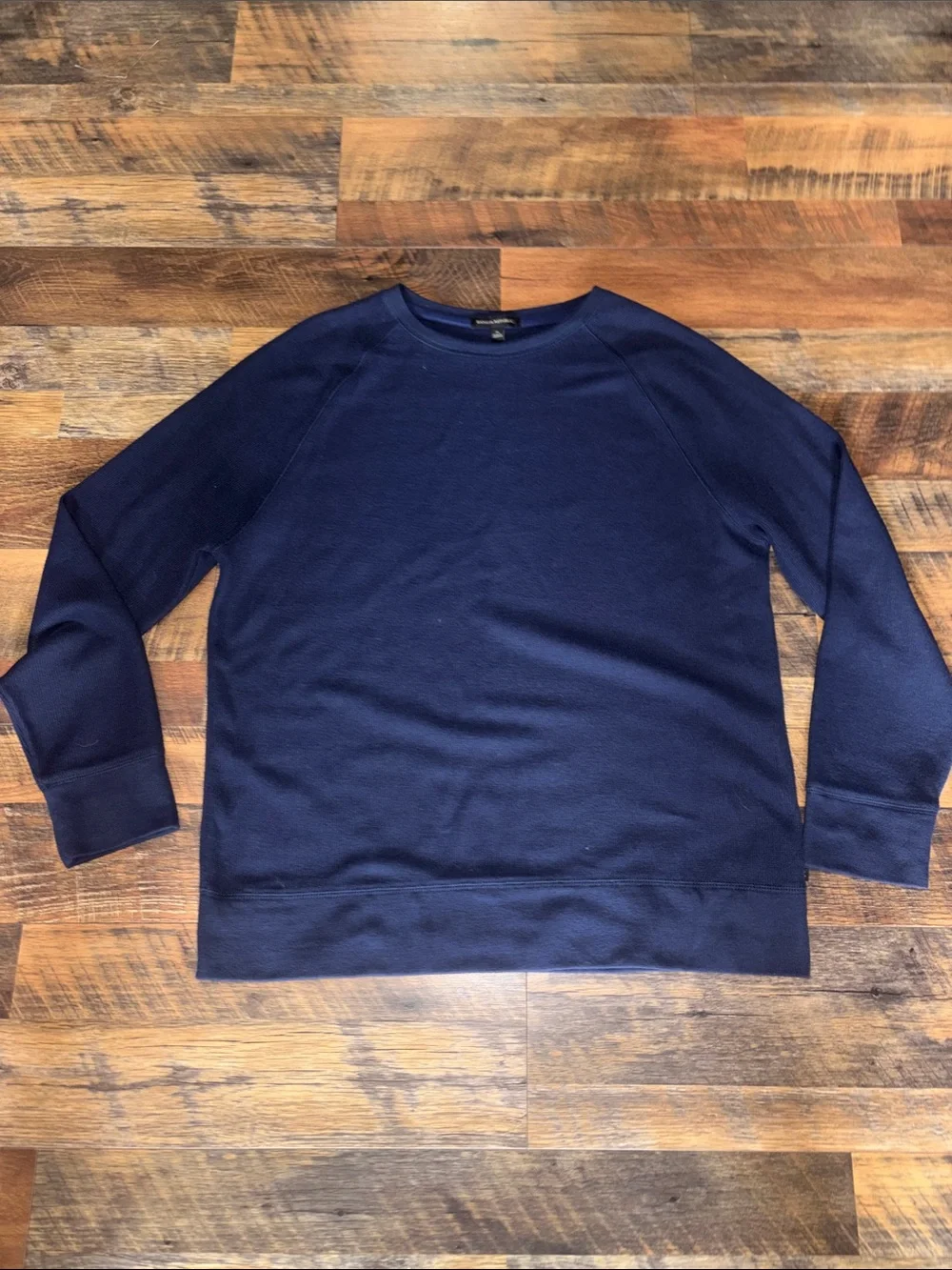 Banana Republic Men's Crewneck Thermal in Navy Blue